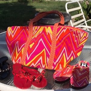 M Missoni beach bag NWT